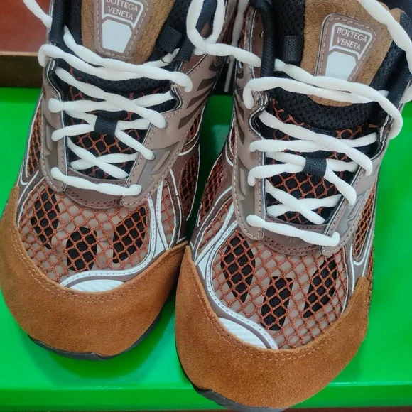 Bottega Veneta Brown and Black Sneakers